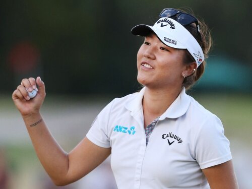 Lydia Ko Celebrates Victory