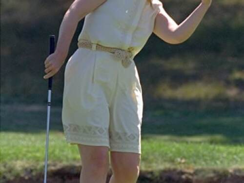 Hillary Clinton Playing Golf