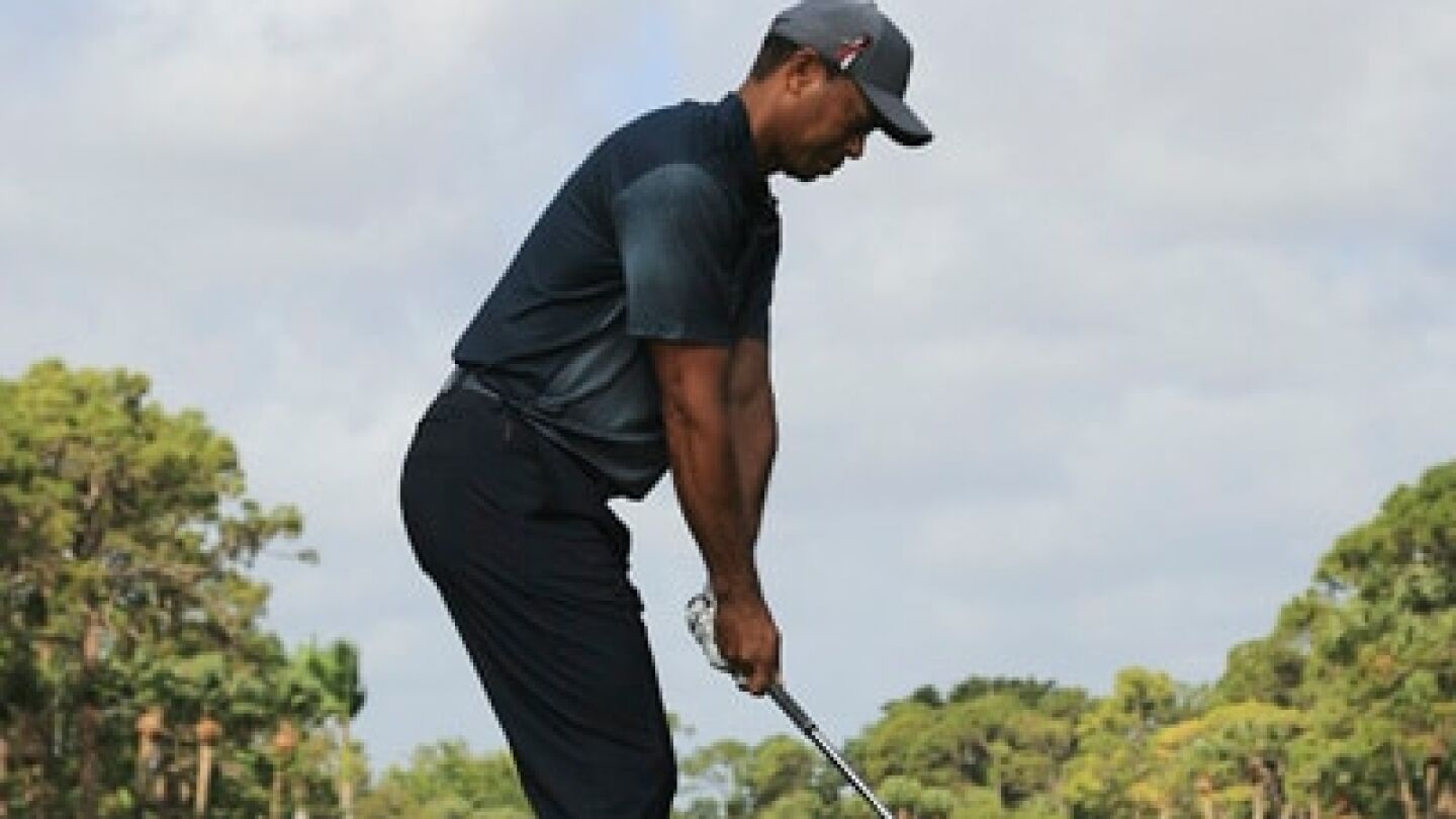 Swing sequence: Tiger Woods’ stinger